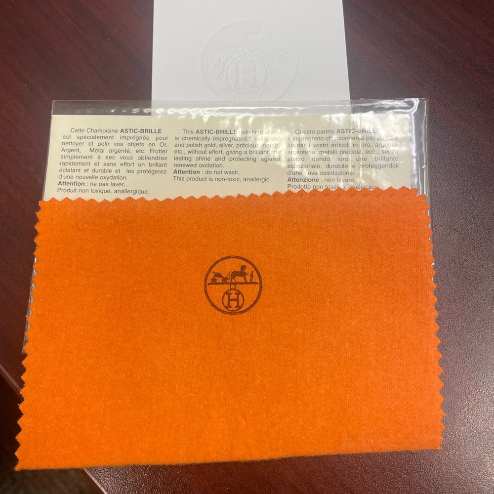 Hermes Silver Polishing Cloth